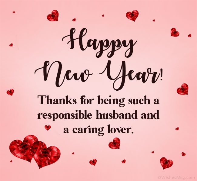 New year wishes for husband