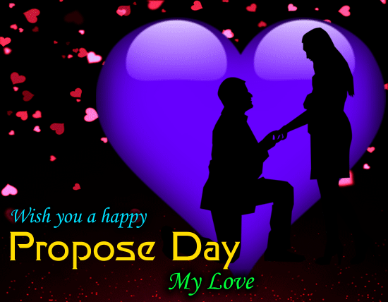 Wish you a happy propose day gif